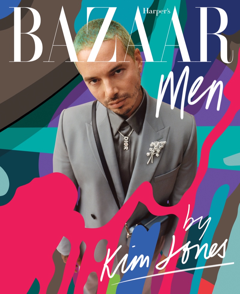 J Balvin covers Harper's Bazaar Men.