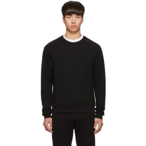 John Elliott Black Raglan Crew Sweatshirt John Elliott Black Raglan Crew Sweatshirt