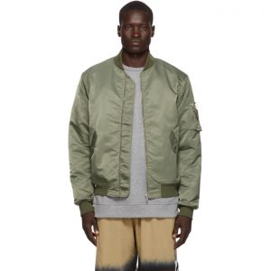 John Elliott Green Bogota II Bomber Jacket John Elliott Green Bogota II Bomber Jacket