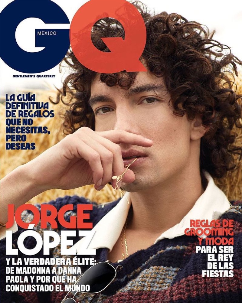 Jorge López covers the December 2019/January 2020 issue of GQ México.