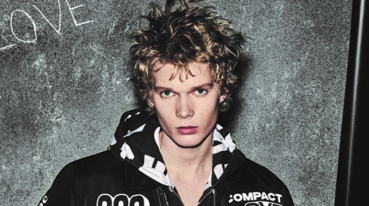 Aaron Embraces Punk Attitude for LOVE Moschino Campaign