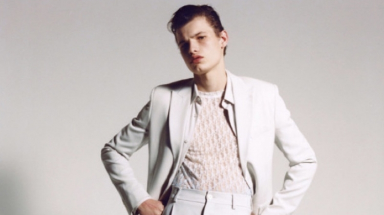 Louis Goeckenjan Models Dior Men for Arena Homme+