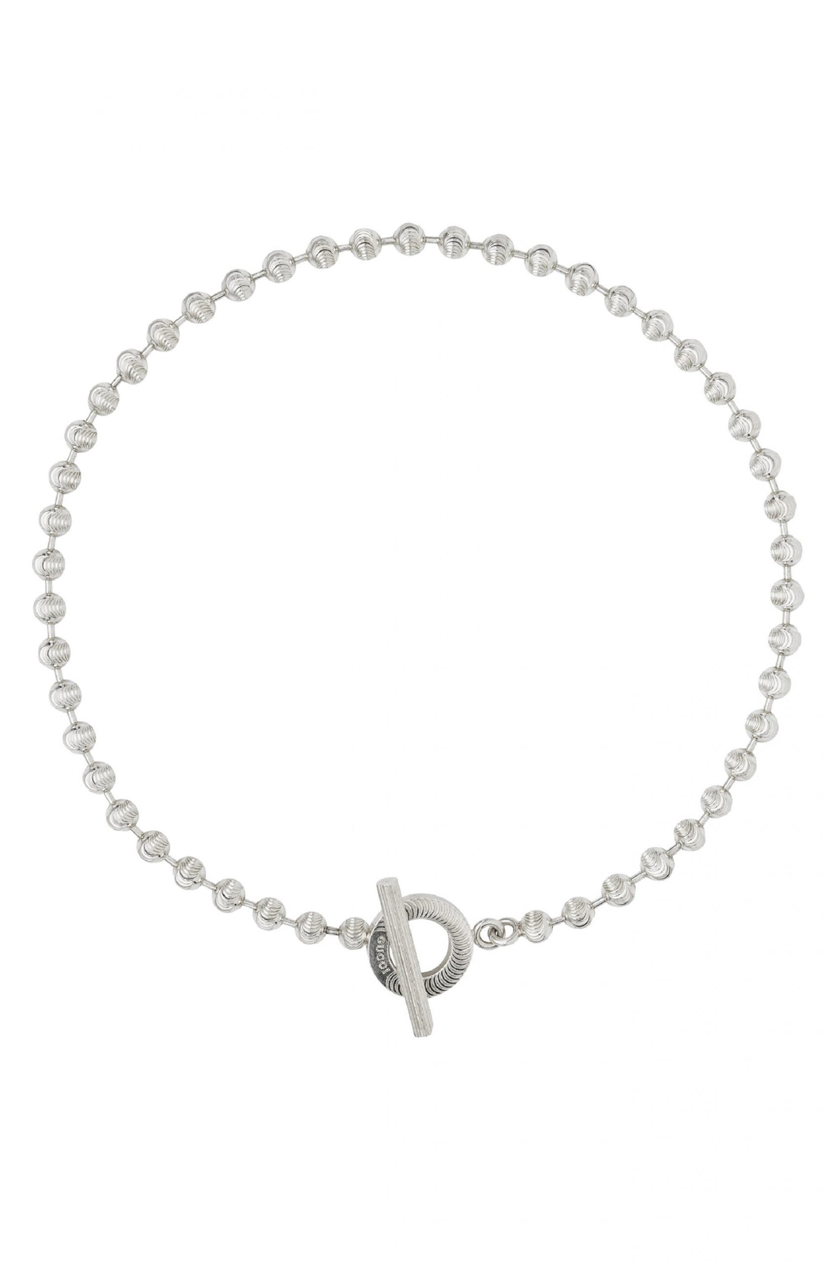 Men S Gucci Boule Toggle Necklace The Fashionisto Men S Gucci Boule Toggle Necklace The