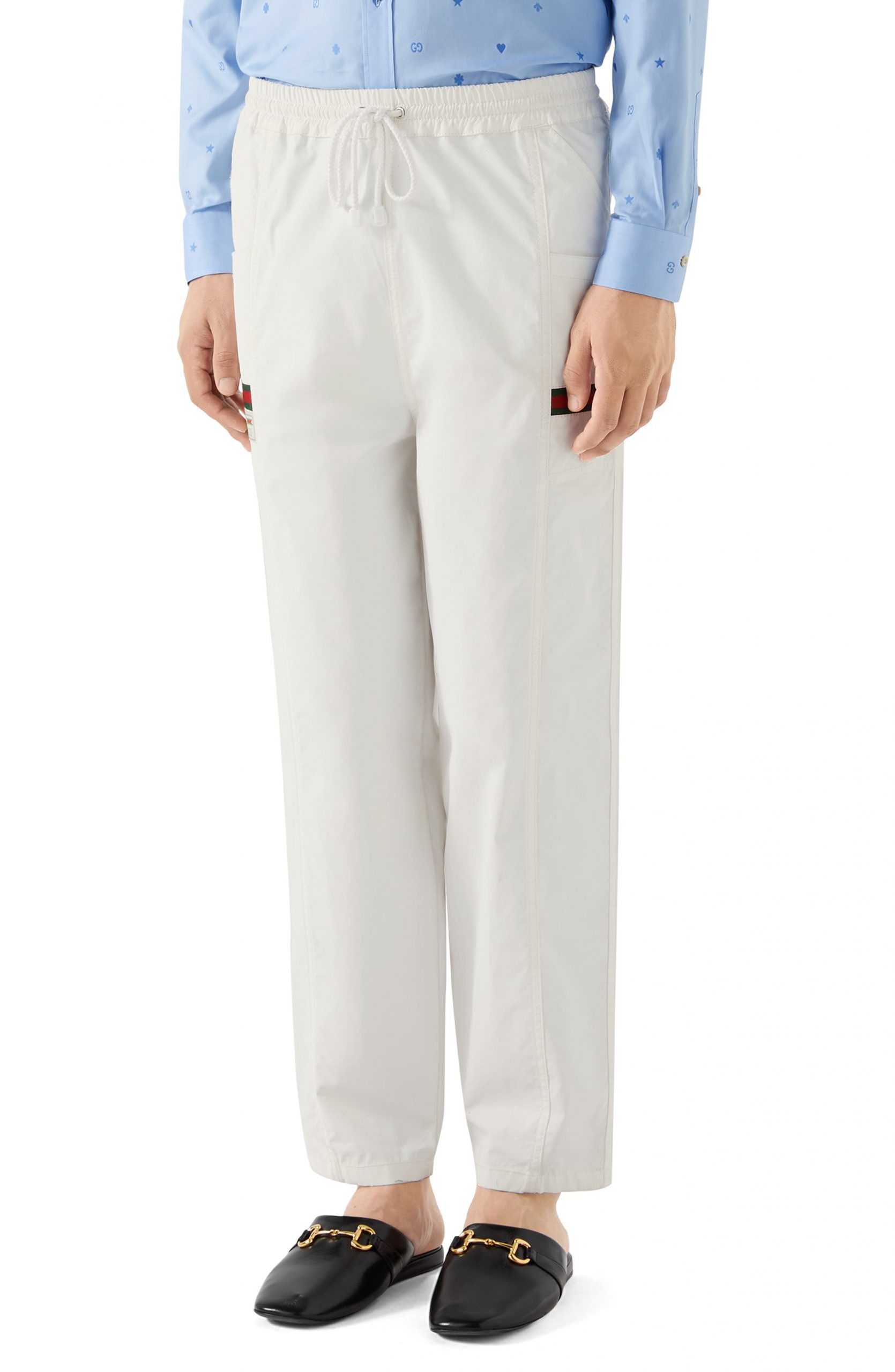 gucci white pants