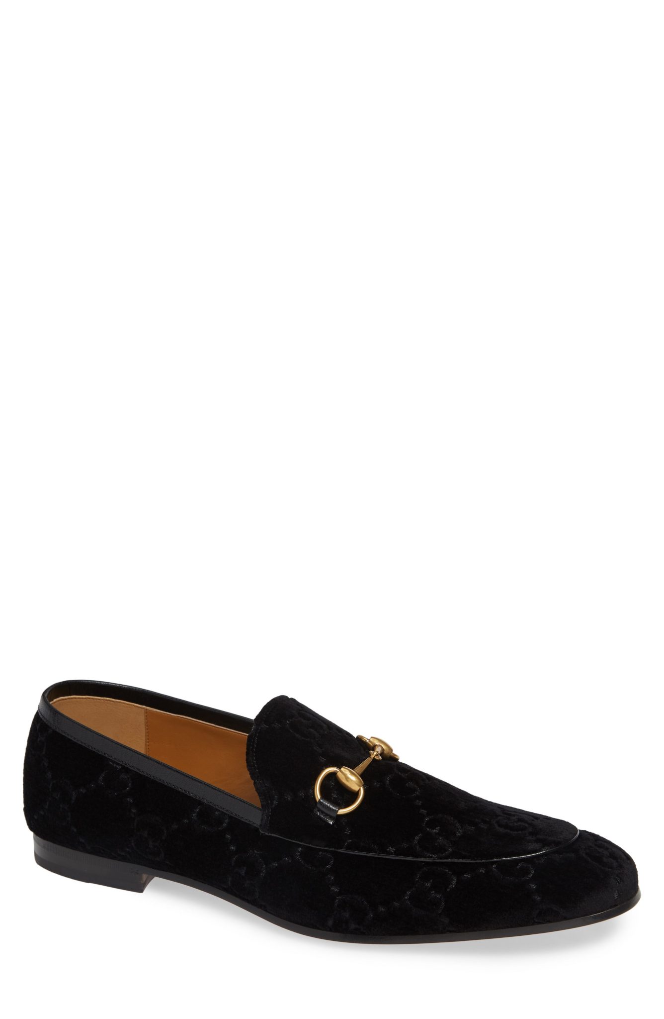 gucci new jordaan velvet loafer