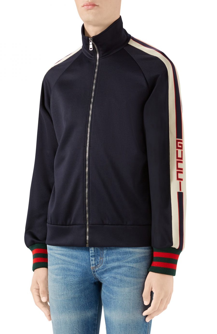 technical jersey jacket gucci