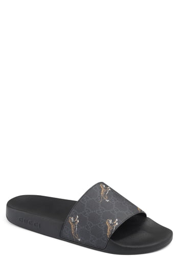 gucci supreme tiger slide sandal