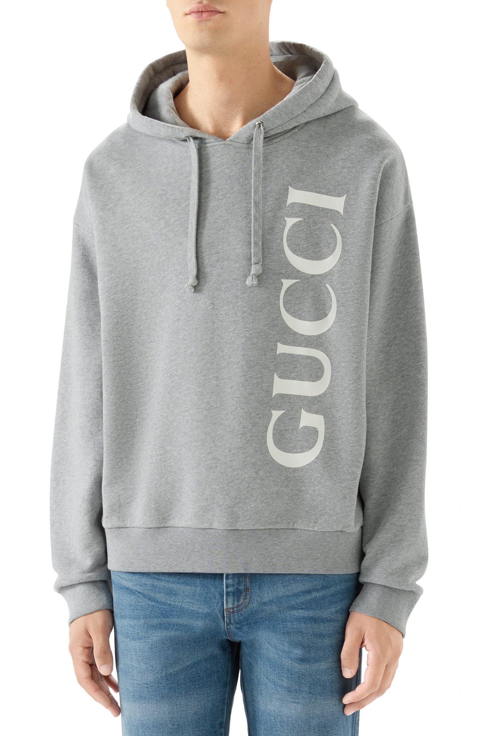 gucci hoodie gray