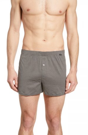 Men's Hanro Sporty Stripe Cotton Boxers Men's Hanro Sporty Stripe Cotton Boxers