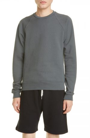 Men's John Elliott Crewneck Sweatshirt, Size Small - Grey Men's John Elliott Crewneck Sweatshirt, Size Small - Grey