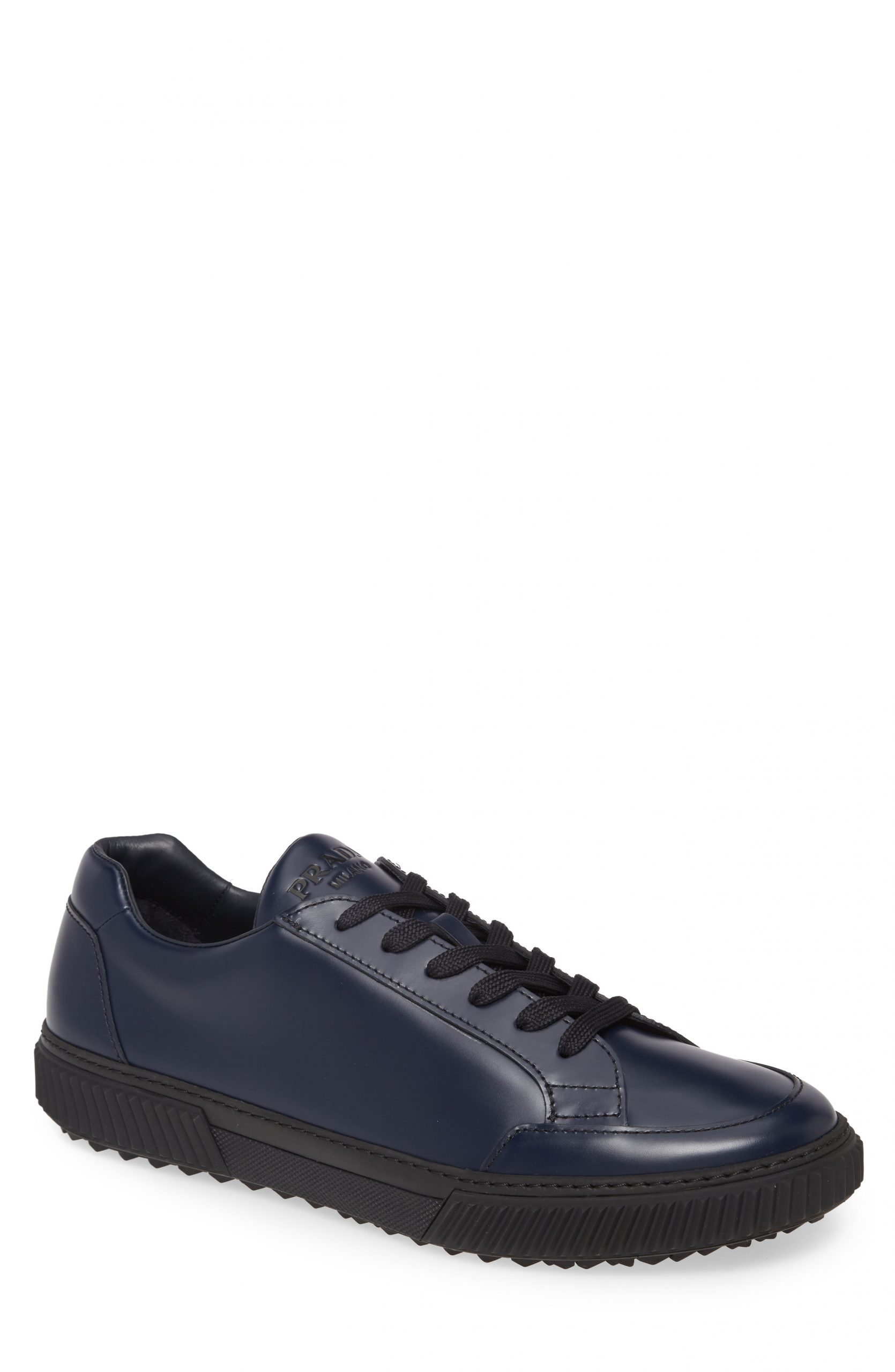 Men’s Prada Low-Top Sneaker, Size 13US / 12UK – Blue | The Fashionisto