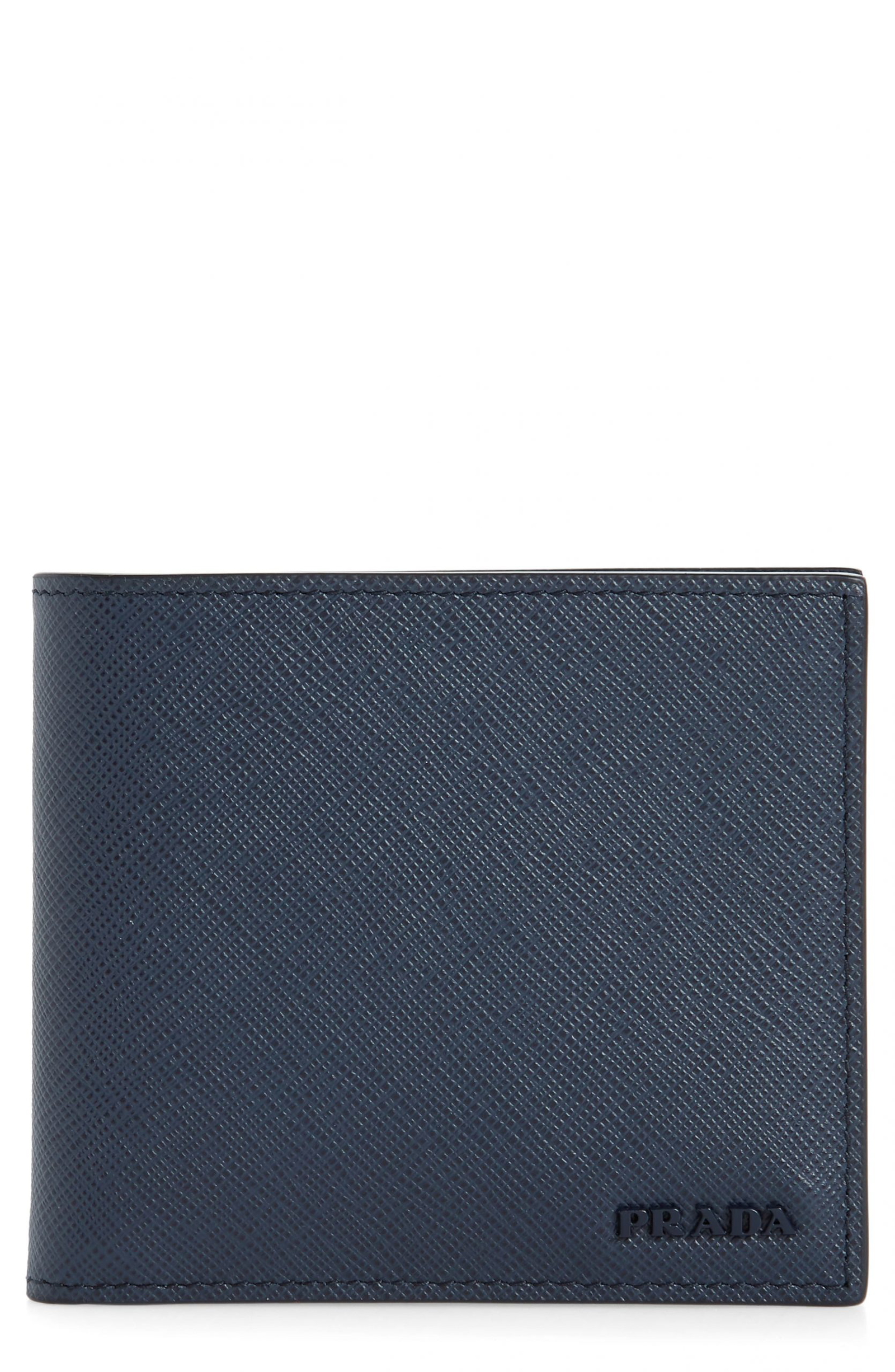 prada mens long wallet