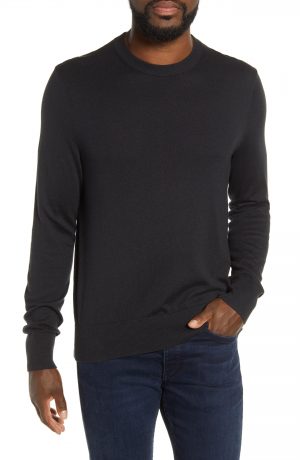 Men's Rag & Bone Barrow Colorblock Sweater, Size Small - Black Men's Rag & Bone Barrow Colorblock Sweater, Size Small - Black
