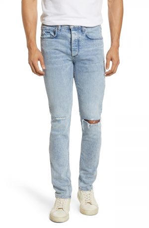 Men's Rag & Bone Fit 1 Skinny Fit Ripped Jeans, Size 28 - Blue Men's Rag & Bone Fit 1 Skinny Fit Ripped Jeans, Size 28 - Blue