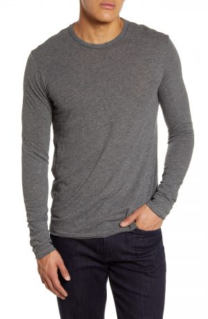 Men's Rag & Bone Lincoln Long Sleeve Slim Fit T-Shirt, Size Small - Grey Men's Rag & Bone Lincoln Long Sleeve Slim Fit T-Shirt, Size Small - Grey