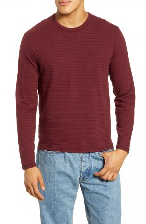 Men's Rag & Bone Stripe Long Sleeve T-Shirt, Size Small - Black Men's Rag & Bone Stripe Long Sleeve T-Shirt, Size Small - Black