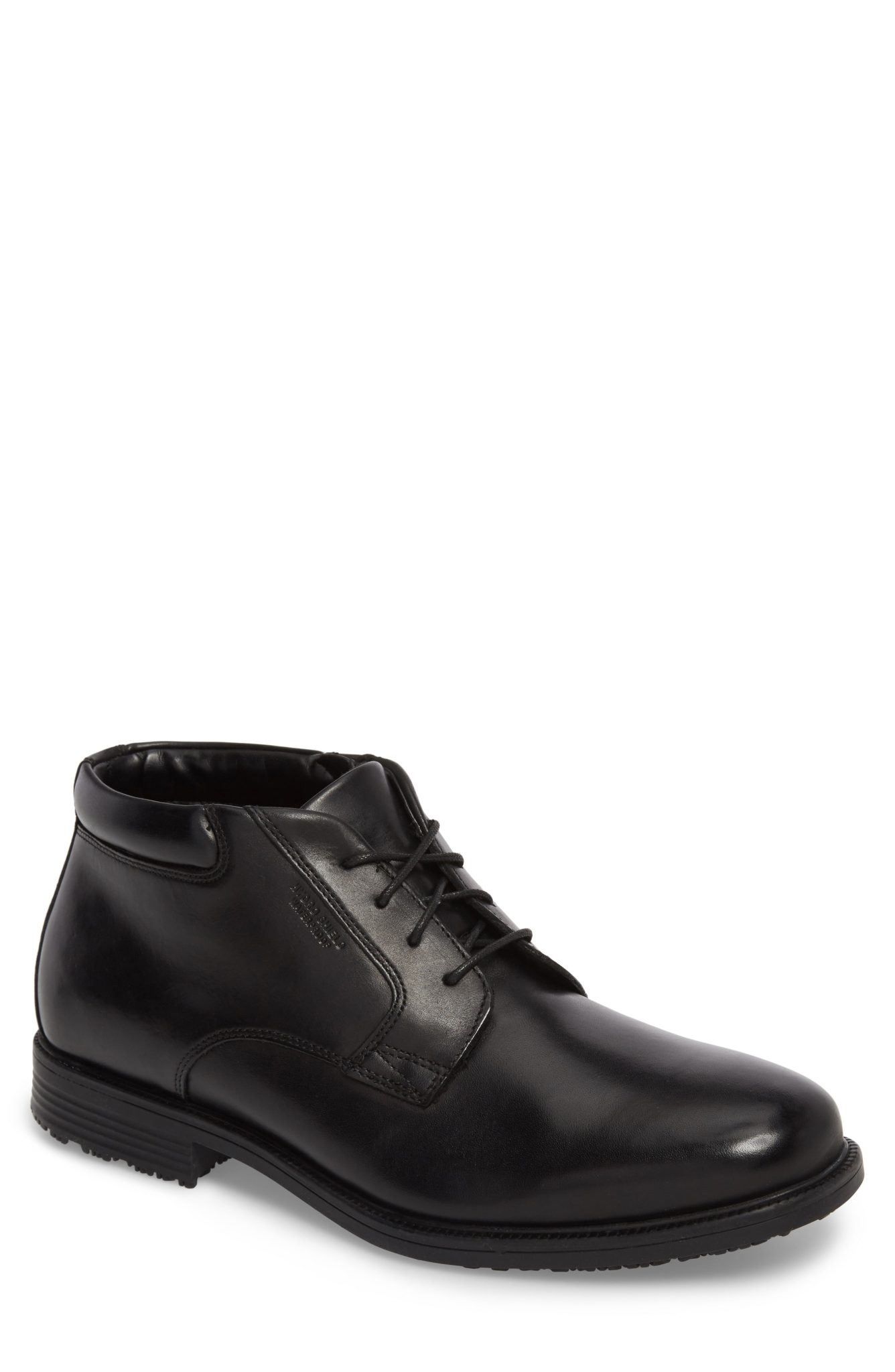 rockport men's leather sharp & ready chukkas