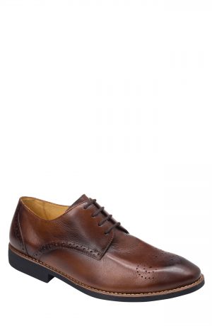 Men's Sandro Moscoloni Mended Medallion Toe Derby, Size 8.5 D - Brown Men's Sandro Moscoloni Mended Medallion Toe Derby, Size 8.5 D - Brown
