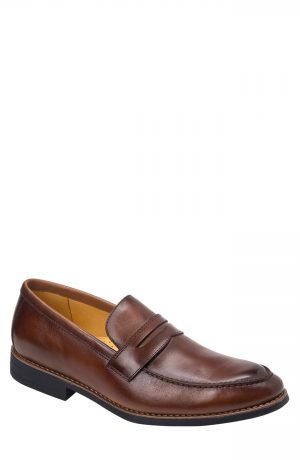 Men's Sandro Moscoloni Mundo Penny Loafer, Size 8 D - Brown Men's Sandro Moscoloni Mundo Penny Loafer, Size 8 D - Brown