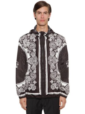 Nylon Jacket W/ Crown Print Nylon Jacket W/ Crown Print