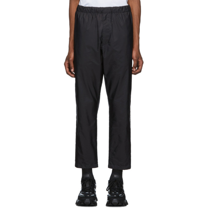 Prada Black Nylon Trousers | The Fashionisto