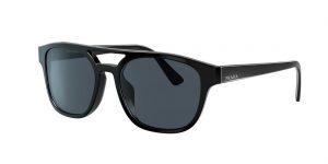 Prada Unisex PR 23VS - Frame color: Brown, Lens color: Blue, Size 56-19/145 Prada Unisex PR 23VS - Frame color: Brown, Lens color: Blue, Size 56-19/145