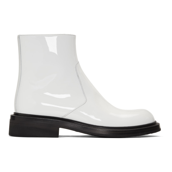 prada patent boot
