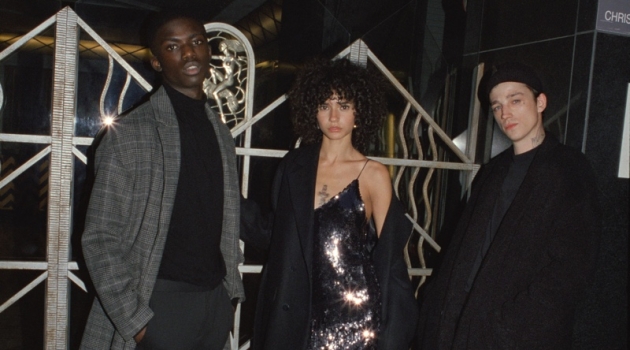 Ash & Jeremiah Hit the Town in Pull & Bear Partywear Dressed to impress, Jeremiah Berko Fourdjour, Fernandra Oliveira, and Ash Stymest step out for a night out on the town in Pull & Bear.