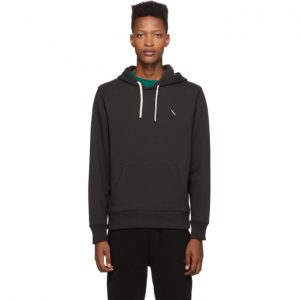 Saturdays NYC Black Embroidered Slash Ditch Hoodie Saturdays NYC Black Embroidered Slash Ditch Hoodie