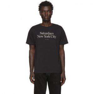 Saturdays NYC Black Miller Standard T-Shirt Saturdays NYC Black Miller Standard T-Shirt