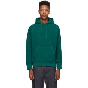 Saturdays NYC Green Reverse Fleece Ditch Hoodie Saturdays NYC Green Reverse Fleece Ditch Hoodie