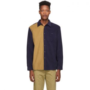 Saturdays NYC Purple and Beige Cord Mott Shirt Saturdays NYC Purple and Beige Cord Mott Shirt
