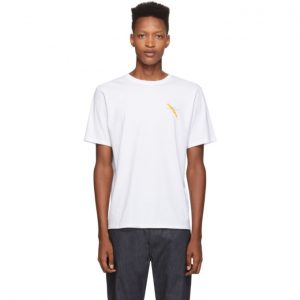 Saturdays NYC White Gotham Slash T-Shirt Saturdays NYC White Gotham Slash T-Shirt