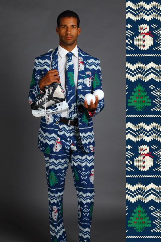 Shinesty Eggnog Aficionado Snowman Print Christmas Suit