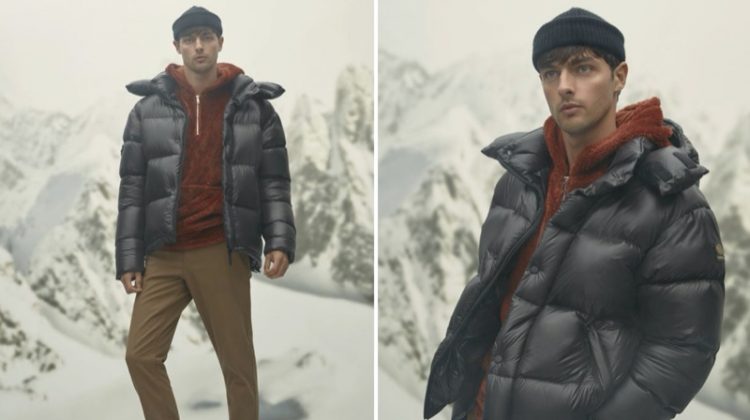 On Top of It All: Hannes Gobeyn Dons Outerwear for Simons
