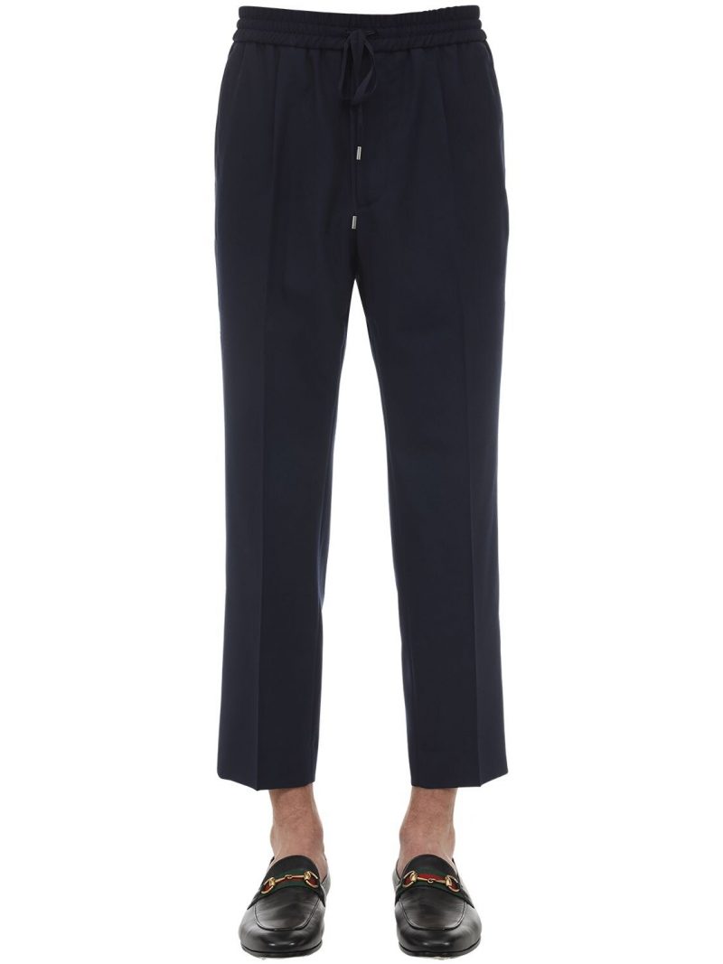 wool jogging bottoms