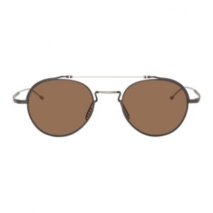 Thom Browne Black and Silver TBS912 Sunglasses Thom Browne Black and Silver TBS912 Sunglasses