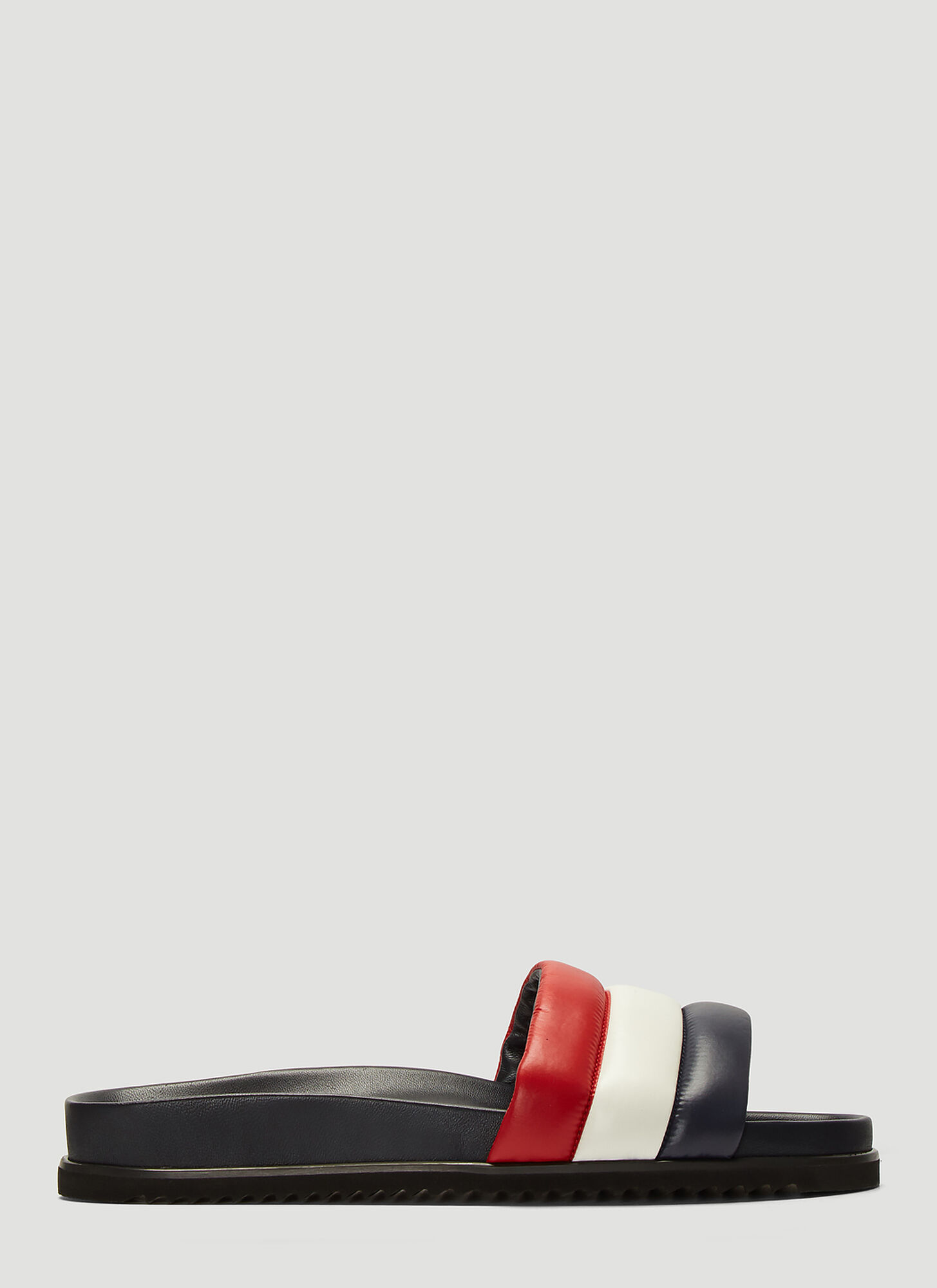 thom browne black flag pool slides