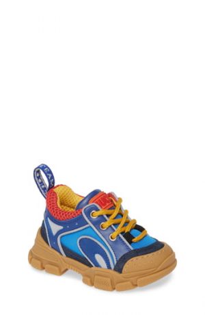 Toddler Gucci Flashtrek Sneaker, Size 7US / 23EU - Blue Toddler Gucci Flashtrek Sneaker, Size 7US / 23EU - Blue