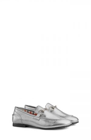 Toddler Gucci Jordaan Bit Loafer, Size 12US / 29EU - Metallic Toddler Gucci Jordaan Bit Loafer, Size 12US / 29EU - Metallic
