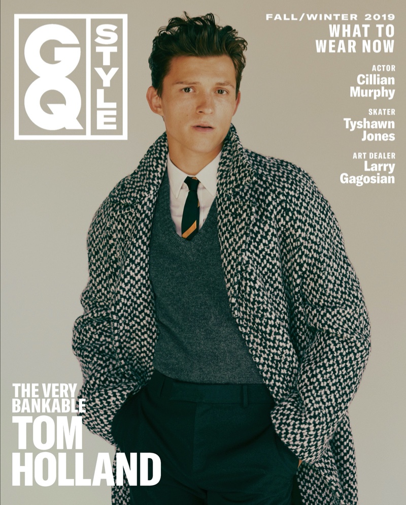 Tom Holland covers the fall-winter 2019 issue of GQ Style USA.
