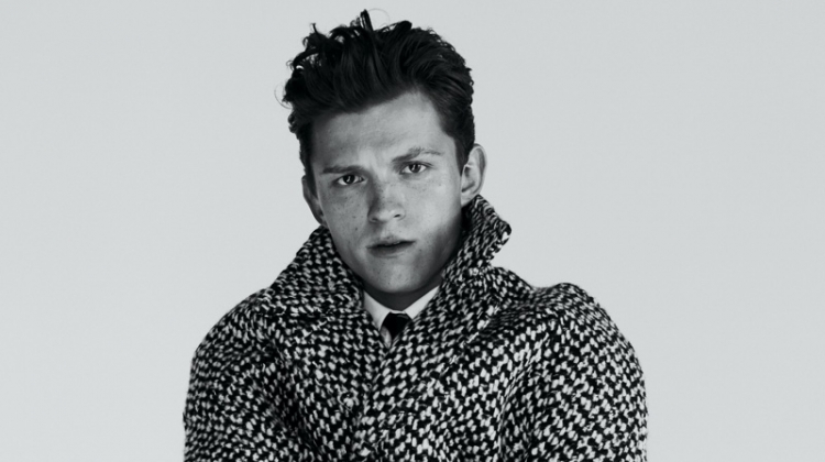 Tom Holland is a stylish vision for GQ Style USA.