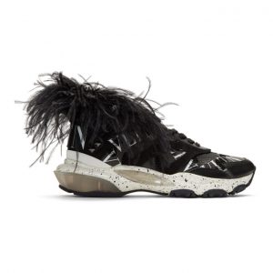 Valentino Black Valentino Garavani Camo Feather Bounce Sneakers Valentino Black Valentino Garavani Camo Feather Bounce Sneakers