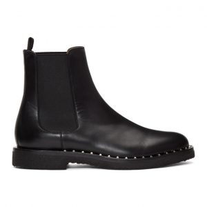 Valentino Black Valentino Garavani Soul Rockstud Chelsea Boots Valentino Black Valentino Garavani Soul Rockstud Chelsea Boots