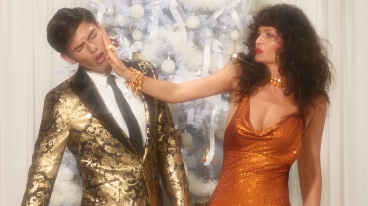 Versace Brings the Drama with ‘Holiday Saga’ Campaign