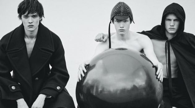 Alex, Rihards & Rubens Embrace Dark Style for Vogue Ukraine Alex, Rihards & Rubens Embrace Dark Style for Vogue Ukraine