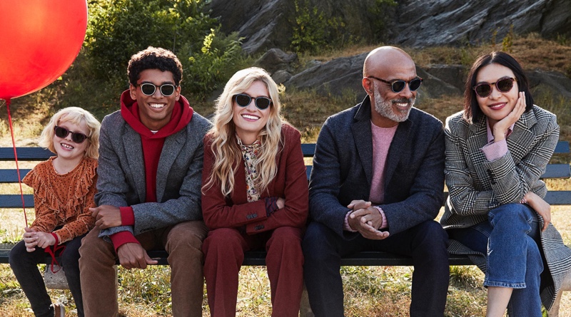 Warby Parker highlights its Percey sunglasses with a holiday outing.