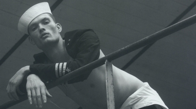 William Los is a Sailor in Fashion for Men William Los stars in an editorial for Fashion for Men.