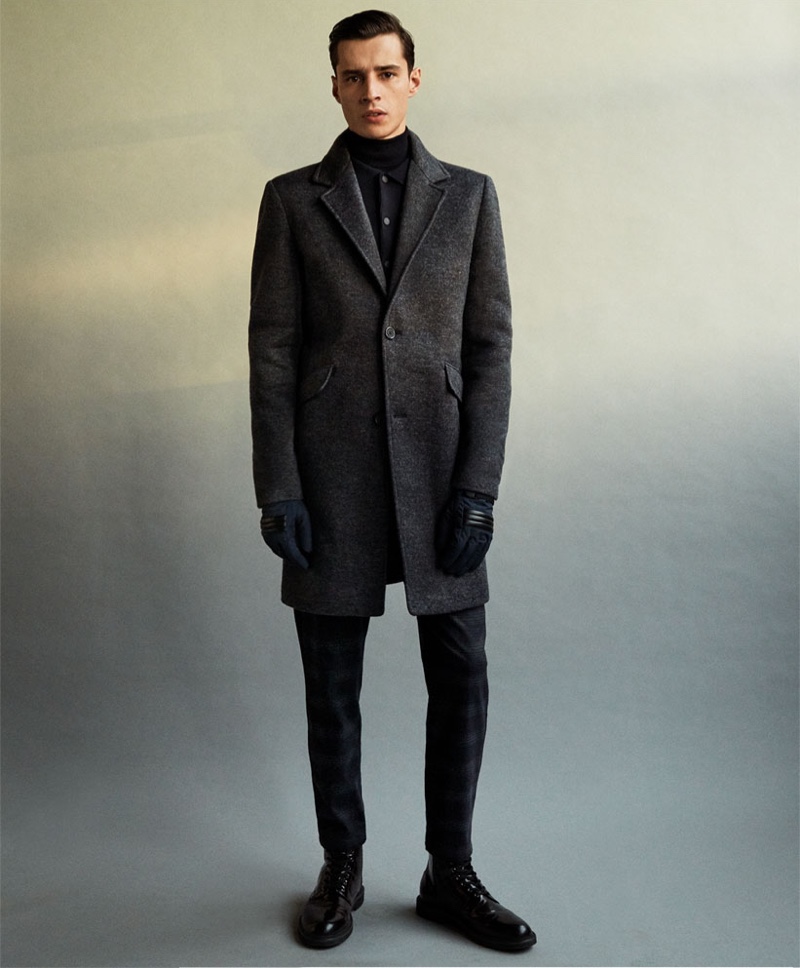 zara mens wool coat