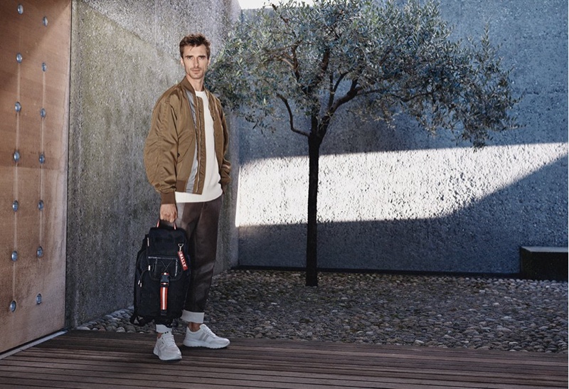 French model Clément Chabernaud fronts Bally's spring-summer 2020 campaign.